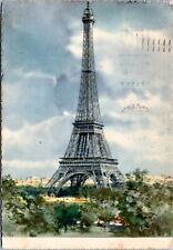 Postcard FRANCE - Eiffel Tower - Conference Universelle Paris 1955 picture