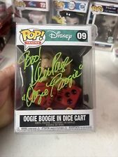 Ken Page Signed Disney Oogie Boogie In Dice Cart Funko Pop #09 AUTO BAS picture