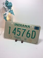 Vintage Indiana License Plate -  - Single Plate 2001 picture