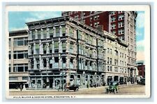 c1910's Binghamton New York NY, Hills McLean & Haskins Store Cars Postcard picture