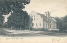 DERBY CT - Derby Library Rotograph Postcard - udb - 1905 picture