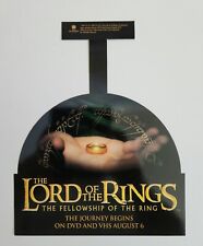 Lord of the Rings Fellowship Store Window Sticker, Rare Movie Display Promo 2001 picture