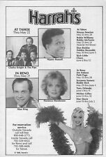 1986 AD ~ HARRAH'S HOTEL & CASINO FLORENCE HENDERSON GLADYS KNIGHT & THE PIPS picture