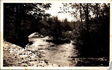 Real Photo Postcard Water View near Armstrong Creek, Wisconsin picture
