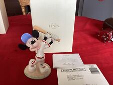 Lenox Disney Mickey Up At Bat Figurine Baseball Mickey Mouse Figure NEW picture