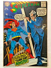 Superman #209 Aug 1968 Vintage Silver Age DC Comics Collectible Very Nice picture