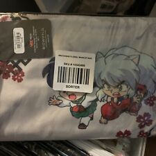 Inuyasha Floral Cosmetic Makeup Bag Pouch New Sealed picture