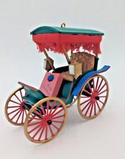 Hallmark Keepsake Ornament 1987 Sweetheart Carriage Surrey with Fringe No Box picture