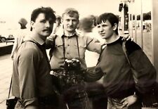 1980s Affectionate Handsome Men Photographer Guys Hugged Gay Int Vintage Photo picture