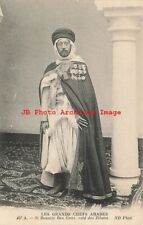 Algeria Royalty, Arab Chief Si Bouaziz-Ben-Ganah, ND Phot No 407 A picture