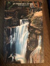 Paradise Falls Lost River, White Mts. NH new hampshire Vintage Linen Postcard picture