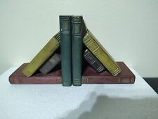 A Pair of Vintage Hand Made Wooden BOOK ENDS picture
