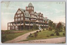 Postcard Maine York Hotel Albracca Exterior View Antique Vintage 1907 picture