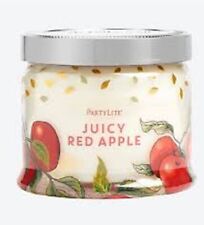 Partylite JUICY RED APPLE SIGNATURE 3-wick JAR CANDLE  BRAND NEW   picture