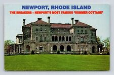 Newport Rhode Island Breakers Summer Cottage Postcard UNP VTG LK Unused Vintage picture