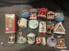 Vintage Hallmark Light & Motion And Light Up Ornaments Lot Of 17 picture