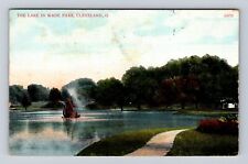 Cleveland OH-Ohio, Lake In Wade Park, Antique, Vintage c1910 Souvenir Postcard picture