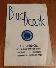 Vintage Blue Book K.C. Card Company: 1950's Crooked Gambling Equipment - Catalog picture