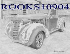 1937 Studebaker Pickup TRUCK ART PRINT picture
