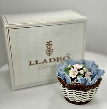 Lladro Caprichos, Basket of Flowers 3.5