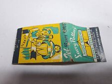 Vintage LARRY POTTER'S SIDE SHOW RESTAURANT Matchbook Cover Circus Hollywood picture