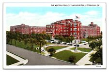 VTG 1930s- Western PA Hospital - Pittsburgh, Pennsylvania Postcard (Posted 1933) picture