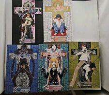 DEATH NOTE Manga Vol. 1-5 Book Lot  Comics amime jump Takeshi Obata picture