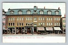 Chelsea MA-Massachusetts, Academy Music, Burned Down 1905 Vintage Postcard picture