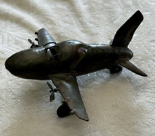 Vintage metal Trench art Fighter Plane picture