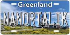 Nanortalik Greenland Novelty Car License Plate picture