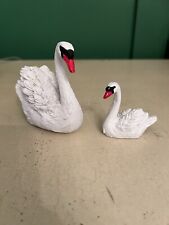 Set of two Resin Swans picture