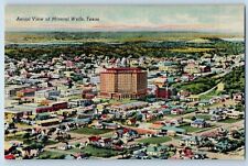 Mineral Wells Texas Postcard Aerial View Exterior Building c1940 Vintage Antique picture