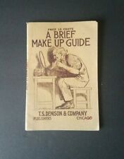 1916 Make Up and Wig Catalog T S Denison & Co Antique Theater Catalog picture