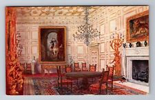 Warwick-England, Warwick Castle, Great Dining Room, Vintage Souvenir Postcard picture