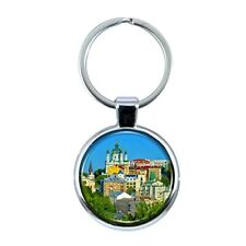Kiev Ukraine Keychain with Epoxy Dome and Metal Keyring picture