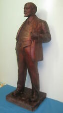 Lenin Sculpture Monument Figurine 98 cm. The Soviet Russia, Leningrad. Rare picture