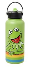 Disney Kermit the Frog Stainless Steel Water Bottle Built In Straw The Muppets picture