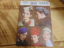 Vogue Hats Vintage Style Sewing Pattern #8008 UNCUT picture