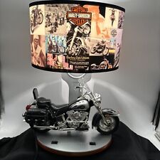 Vintage 2004 Harley Davidson Motorcycle Heritage Softail Table Lamp Night Light picture