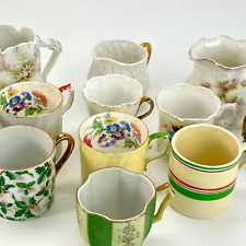 Antique Vintage Demitasse Cup Cream Pitcher Mixed Lot 12 Aynsley Rosenthal Adams picture