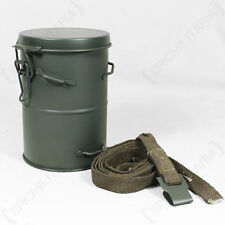 WW1 German Gas Mask Canister - Repro M1916 Metal Respirator Tin Carrier Case New picture