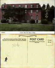 Ladies Hall Mt Morris College Mt Morris Illinois vintage postcard picture
