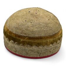 Vintage Uzbekistan Middle Eastern Embroidered Cap Hat Handmade picture