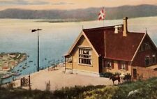 Vintage Postcard of Harbor of Bergen, Norway buggy horse flag a2-269  picture