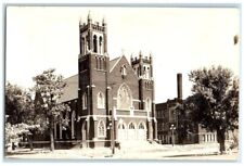 c1905 St. Cecilia's Catholic Church Hastings Nebraska NE RPPC Photo Postcard picture