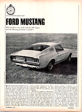 1967 390 GT Mustang Original 1966 Road Test Preview Article picture