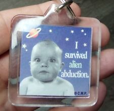 I Survived Alien Abduction Baby Keychain picture