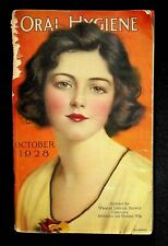 Oral Hygiene Dental Health Magazine October 1928 Wright Dental Supply Wisconsin picture