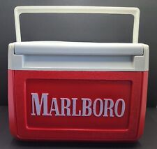 Vintage Coleman Collectable Marlboro Mini Beach 6 Pack Beer Cooler Red picture