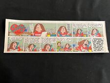 #Q08a CATHY by Cathy Guisewite Sunday Quarter Page Strip April 14, 1991 picture